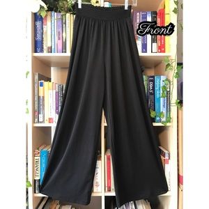 H&M Black Stretch Palazzo Pants